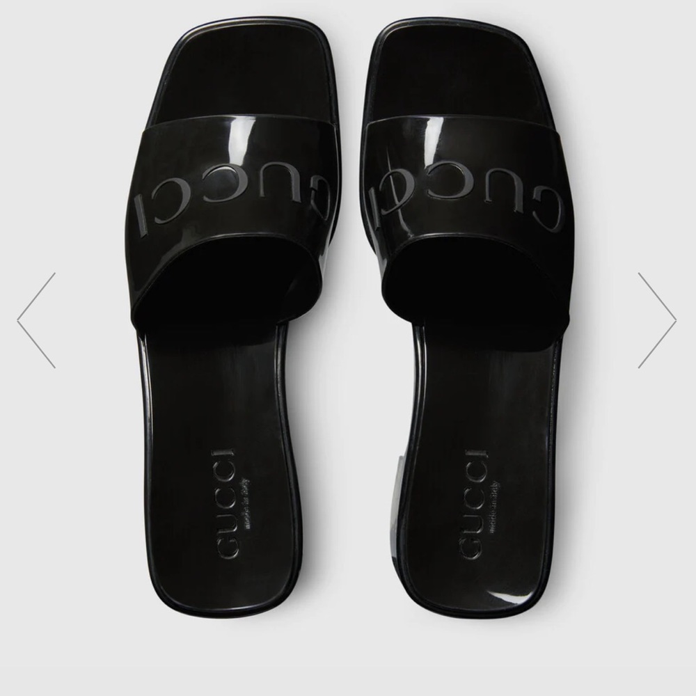 Gucci rubber clogs